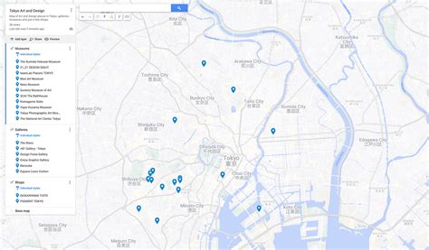 Map of Tokyo Galleries and Museums | by James Buckhouse | Medium