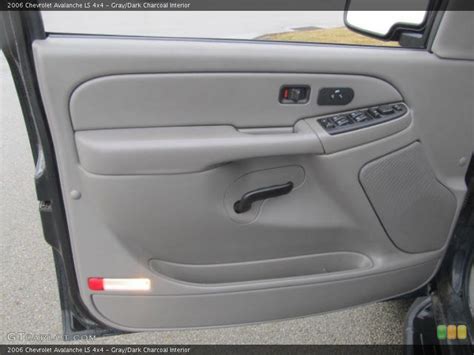 Gray/Dark Charcoal Interior Door Panel for the 2006 Chevrolet Avalanche LS 4x4 #77682456 ...