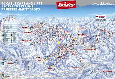 SkiWelt Piste Map | J2Ski