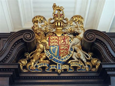 Royal Coat of Arms of England Stock Image - Image of heraldic, kingdom ...