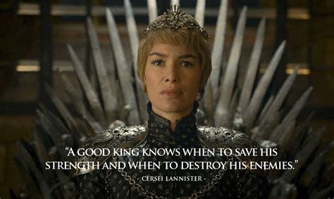 Game of Thrones - Cersei Lannister's quote. | Lannister quotes ...