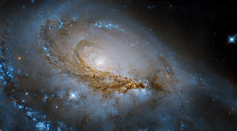 Hubble telescope captures spectacular image of spiral galaxy ...