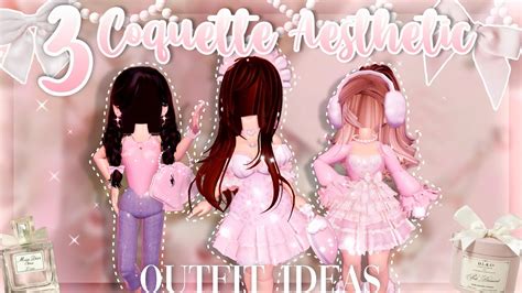 3 Coquette/Dollette Aesthetic Outfit Ideas 🎀🦢🌷 | Royale High Roblox - YouTube