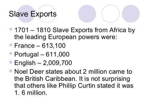 Caribbean history slave trade