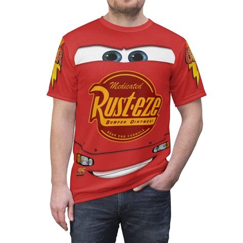 Disney Cars Costume Lightning McQueen Shirts Disney Shirts | Etsy in 2020 | Disney world shirts ...