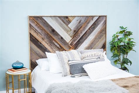 How-to - DIY Reclaimed Wood Headboard - Home & Family