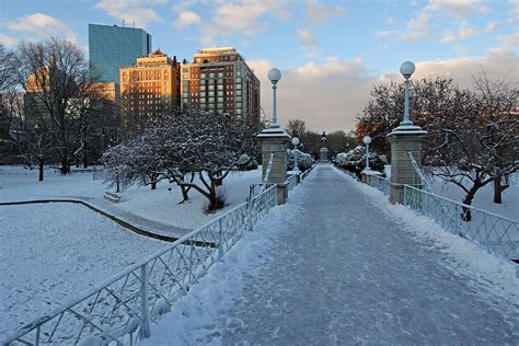 Boston in Winter Photograph by Juergen Roth