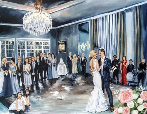 Live Wedding Painting For A Special Ceremony or Reception Moment