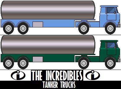 The Incredibles (2004) - Tanker Trucks by Stephen-Fisher on DeviantArt