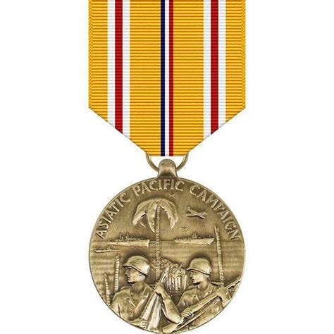 Asiatic Pacific Campaign Medal - WWII | Us military medals, Marine forces, Military medals