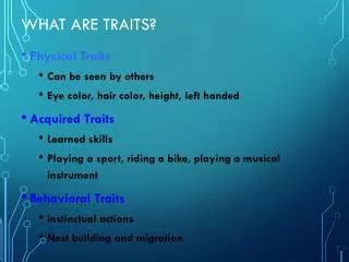 PPT - What are the 6 traits PowerPoint Presentation, free download - ID ...