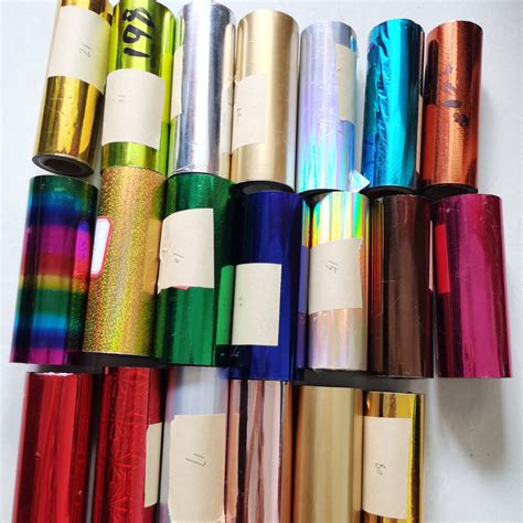 Multi-color Hot Stamping Foil Printing for Leather