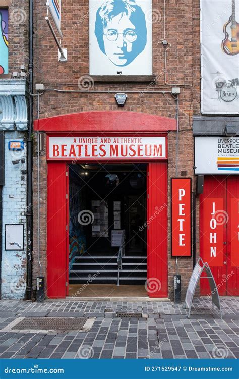 Beatles Museum in Mathew Street Part of the Cavern Quarter in Liverpool ...