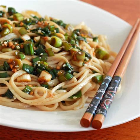 Ginger Scallion Noodles - The Daring Gourmet