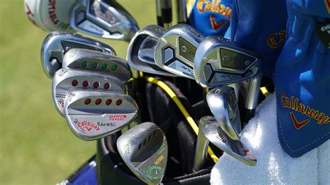 Jon Rahm’s Callaway golf equipment in detail