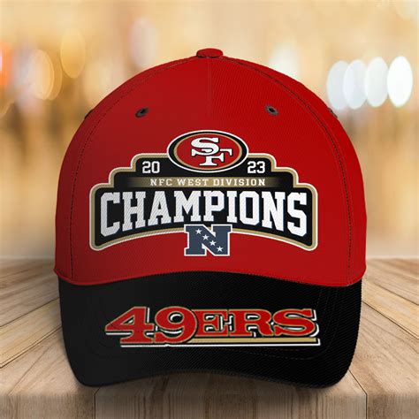 49ers 2023 NFC West Division Champions 3D Cap - Nouvette