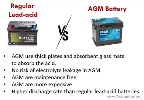 Agm Battery Vs Regular Battery