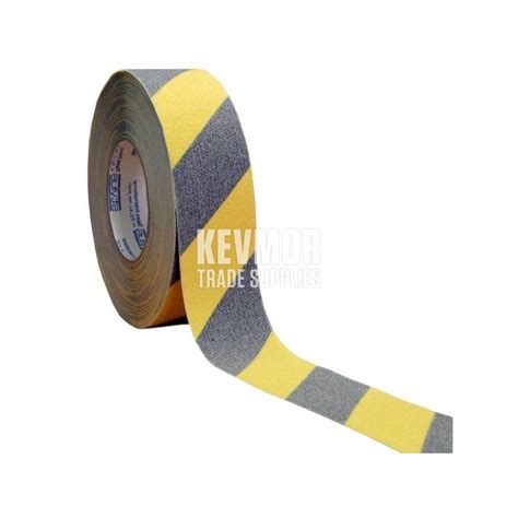 Tape - Non-Slip/Anti Slip - Black/Yellow Stripe