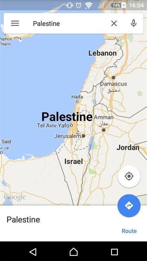 Why Does Google Maps Not Recognize Palestine or its Roads? | Al Bawaba