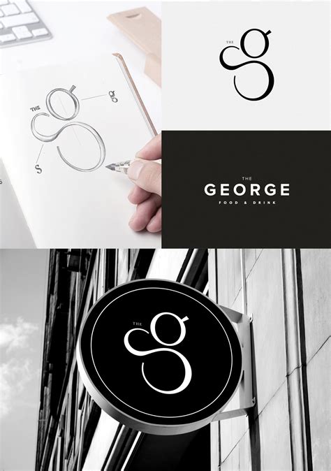 The George pub on Behance