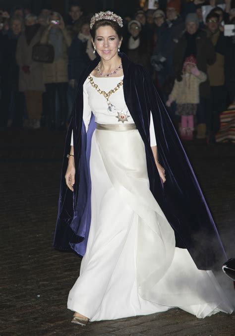 Princess Mary White Dress New Year's 2015 | Glamour