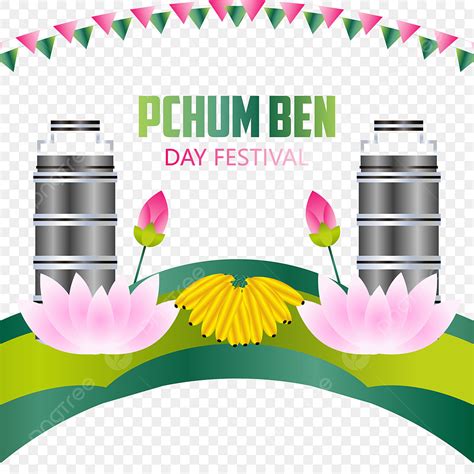 Pchum Ben Vector Hd Images, Pchum Ben Day Celebration 2021 Design With Lotus, Pchumben, Day ...