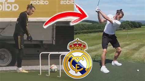 🤣 Gareth Bale Jugando GOLF en el entrenamiento del Real Madrid - YouTube
