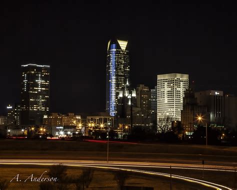 Oklahoma City at night | Taken near OK City, OK | Flickr