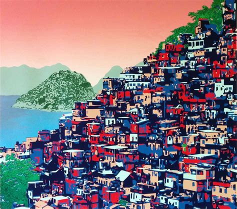 Favela Art Print by Dillan Thomson | Building art, Art prints, Art