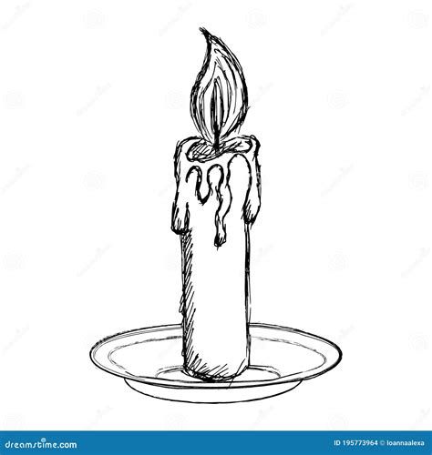 Melting Candle Wax Clipart