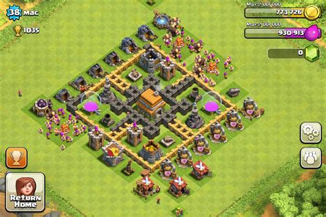 Clash of Clans Tips : Town Hall level 6 Layouts