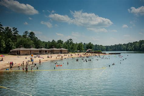 Alabama's Oak Mountain State Park Has A Scenic Beach With Refreshing Waters