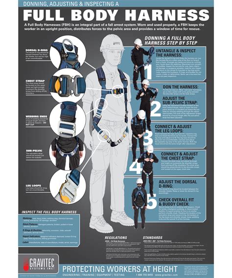 Full Body Harness Safety Poster | Gravitec Systems Inc.