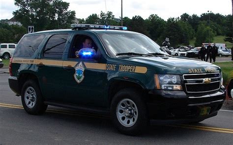 Vermont State Police Chevy Tahoe Police Code, Army Police, Police Patrol, State Police, Police ...