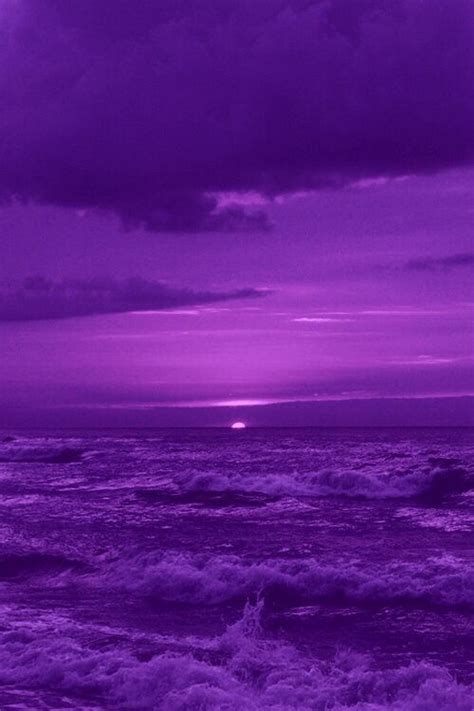 Waves~ #aesthetic #aesthetics #ocean #purple #sunrise #sun #beach # ...