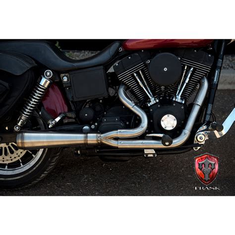 Supertrapp Bootlegger 2-Into-1 Exhaust for 2006-2017 Harley Dyna - 135-71700 - Get Lowered Cycles