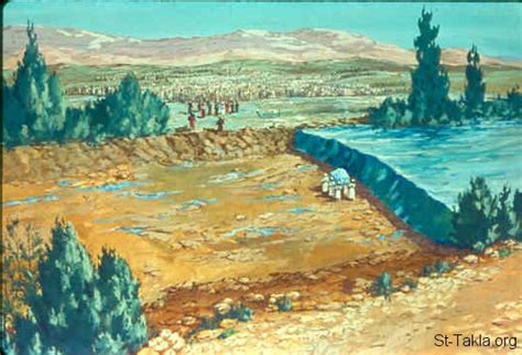 The Bible In Paintings, #58: JOSHUA LEADS ISRAEL ACROSS THE JORDAN RIVER
