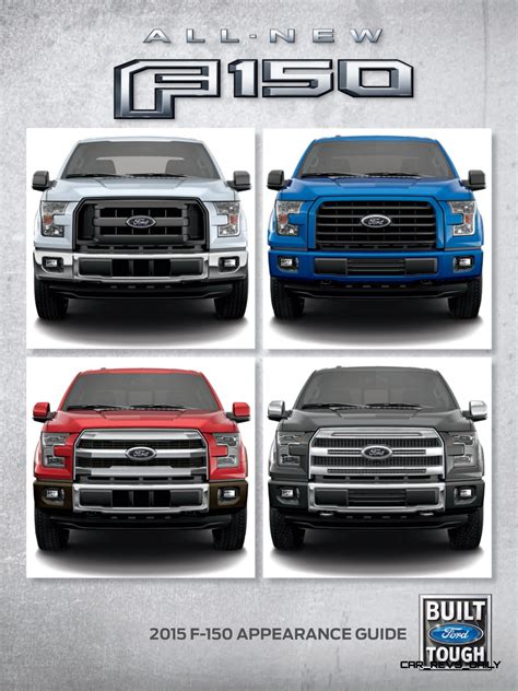 Update1 - 2015 FORD F-150 Style Guide To Trims and Option Packages