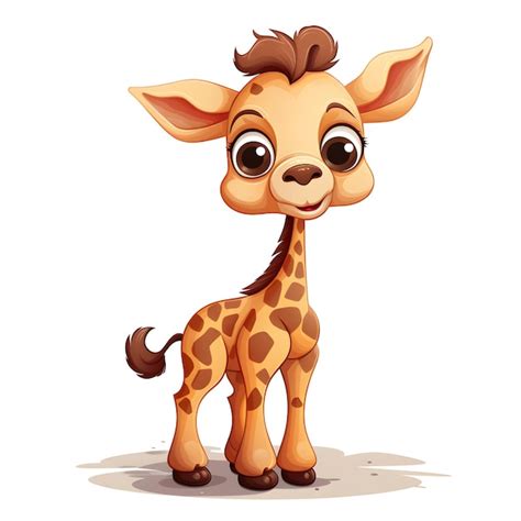 Premium AI Image | Cute giraffe cartoon Generative AI