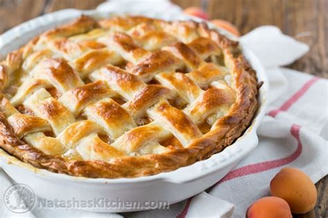 Fresh Apricot Pie Recipe, Flaky Pie Crust Recipe