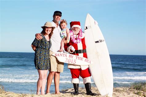 Aussie and Beach Santa