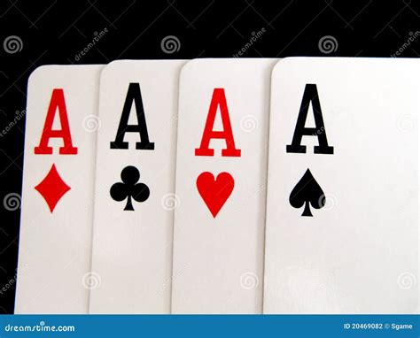 Four Of A Kind Aces Stock Photography - Image: 20469082