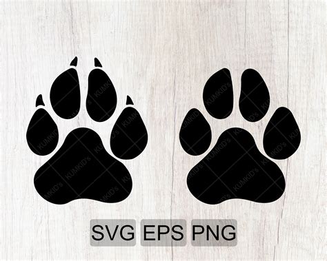 Panther Paw svg Paw SVG Cat Paw Svg Dog Paw Svg Pet Paw | Etsy