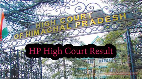 HP High Court Result 2024 {Today} Merit List, Cut Off, Download PDF @hphighcourt.nic.in