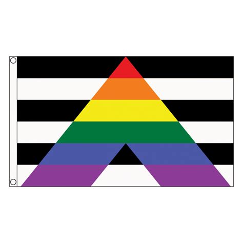 Straight Ally (5ft by 3ft) Premium Pride Flag - THE PRIDE SHOP