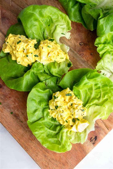 Low Carb Egg Salad Lettuce Wraps • Low Carb Nomad