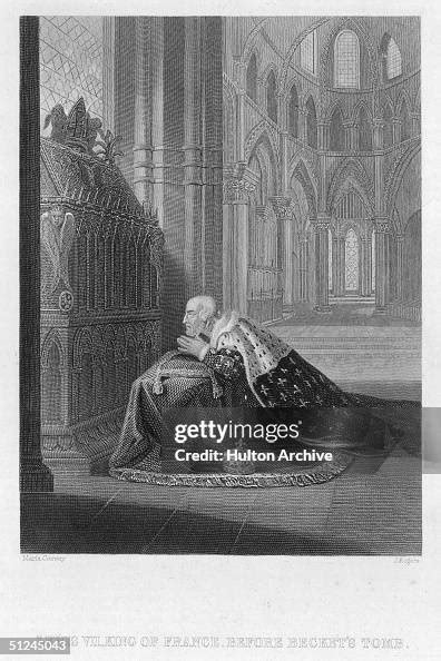 Circa 1170, Louis VII, , king of France from 1137, known as the... News ...