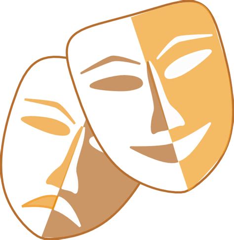 Drama Mask Template - ClipArt Best