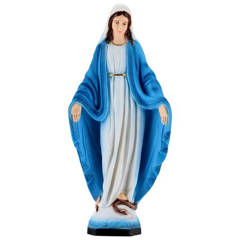 Blessed Virgin Mary statue hand painted 30 cm | online sales on HOLYART.com