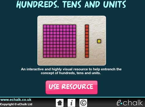 Hundreds, Tens and Units | Tens and units, Resource classroom, Online educational games